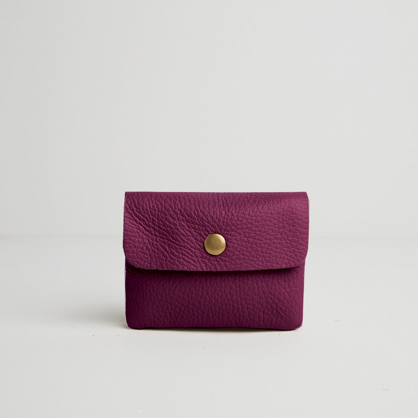 Small Leather Purse Burgundy | Betsy & Floss