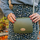 Catania Handbag Dark Taupe | Betsy & Floss