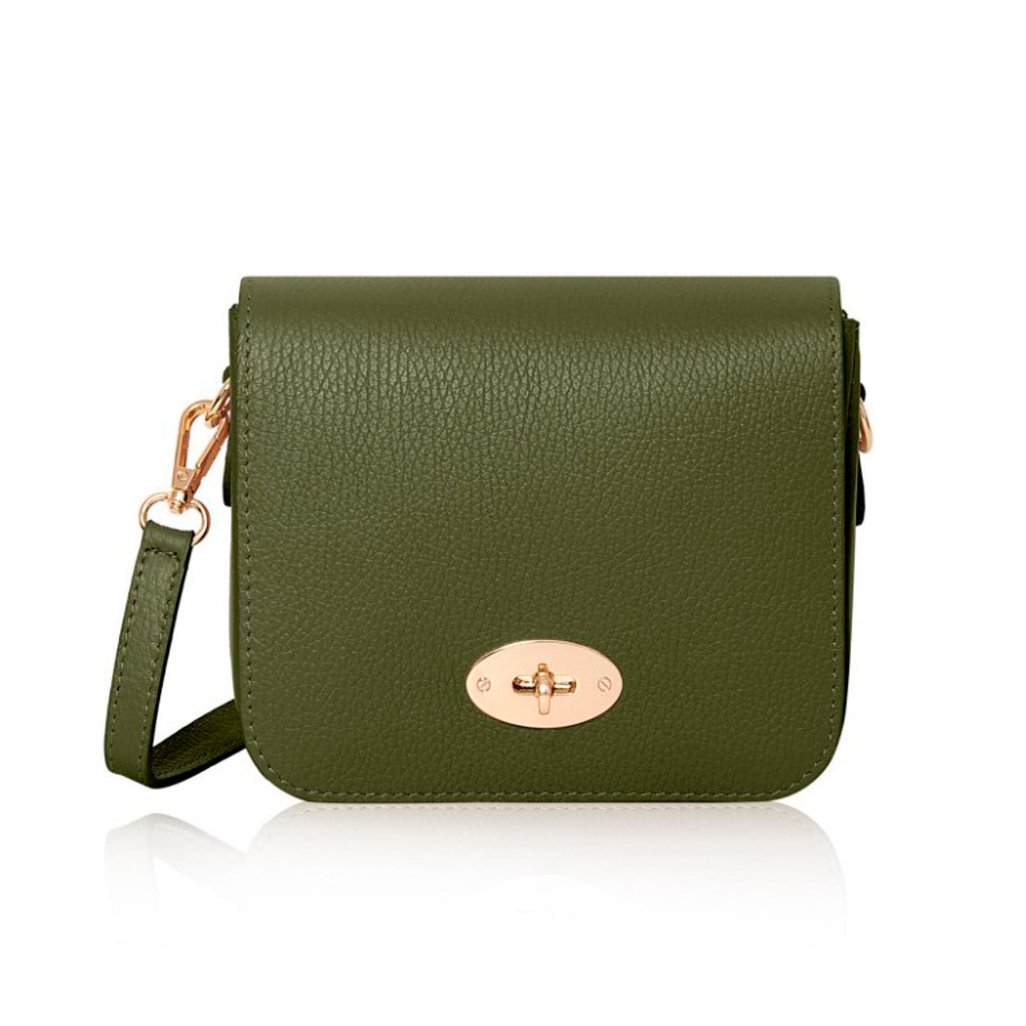 Catania Handbag Olive Green | Betsy & Floss