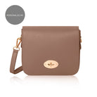 Catania Handbag Dark Taupe | Betsy & Floss