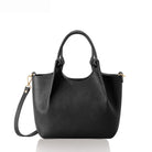 Cento Leather Tote Bag Black | Betsy & Floss