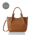 Cento Leather Tote Bag Tan | Betsy & Floss