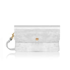 Como Shoulder and Clutch Bag Silver | Betsy & Floss