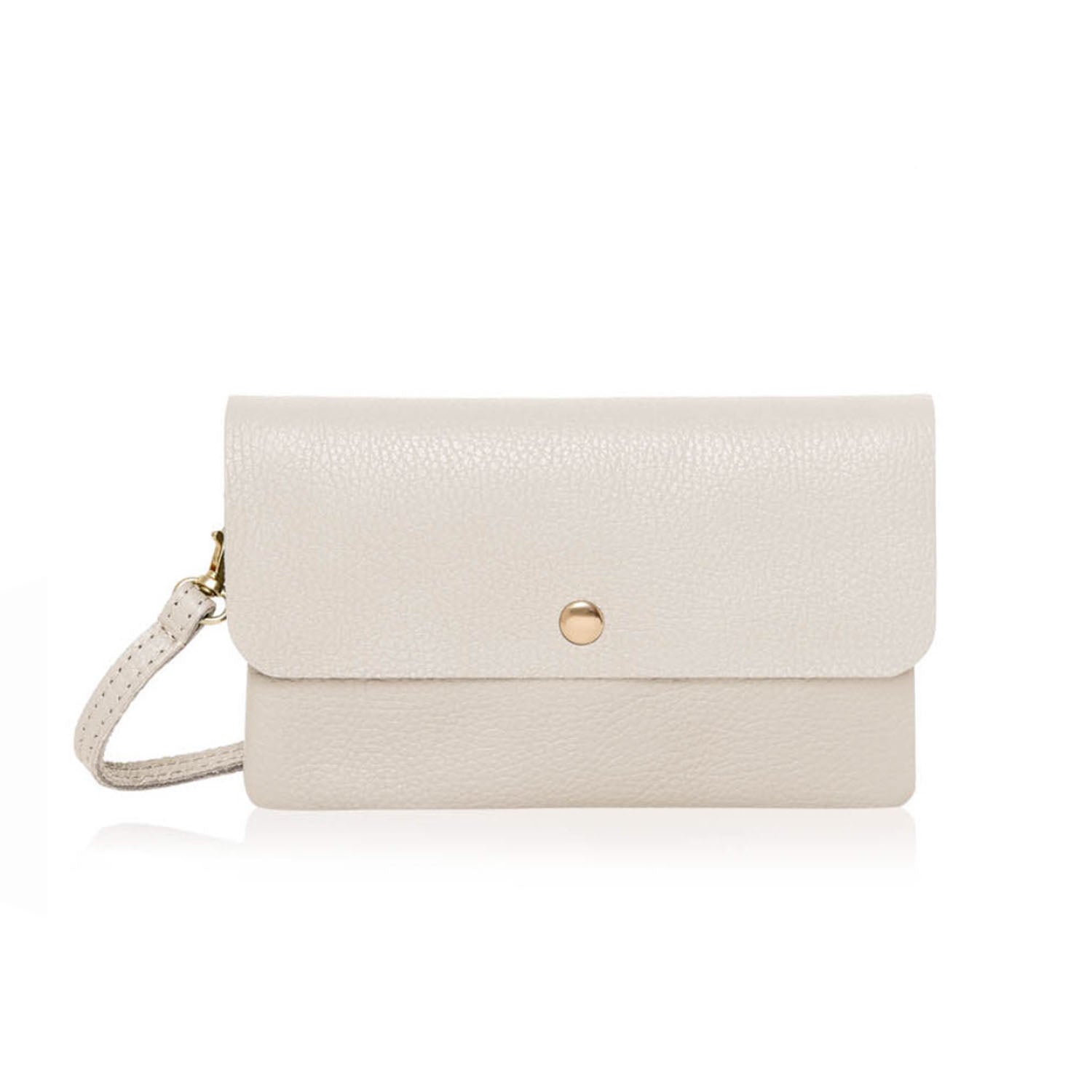 Como Shoulder and Clutch Bag Cream | Betsy & Floss