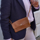 Como Shoulder and Clutch Bag Olive Green | Betsy & Floss