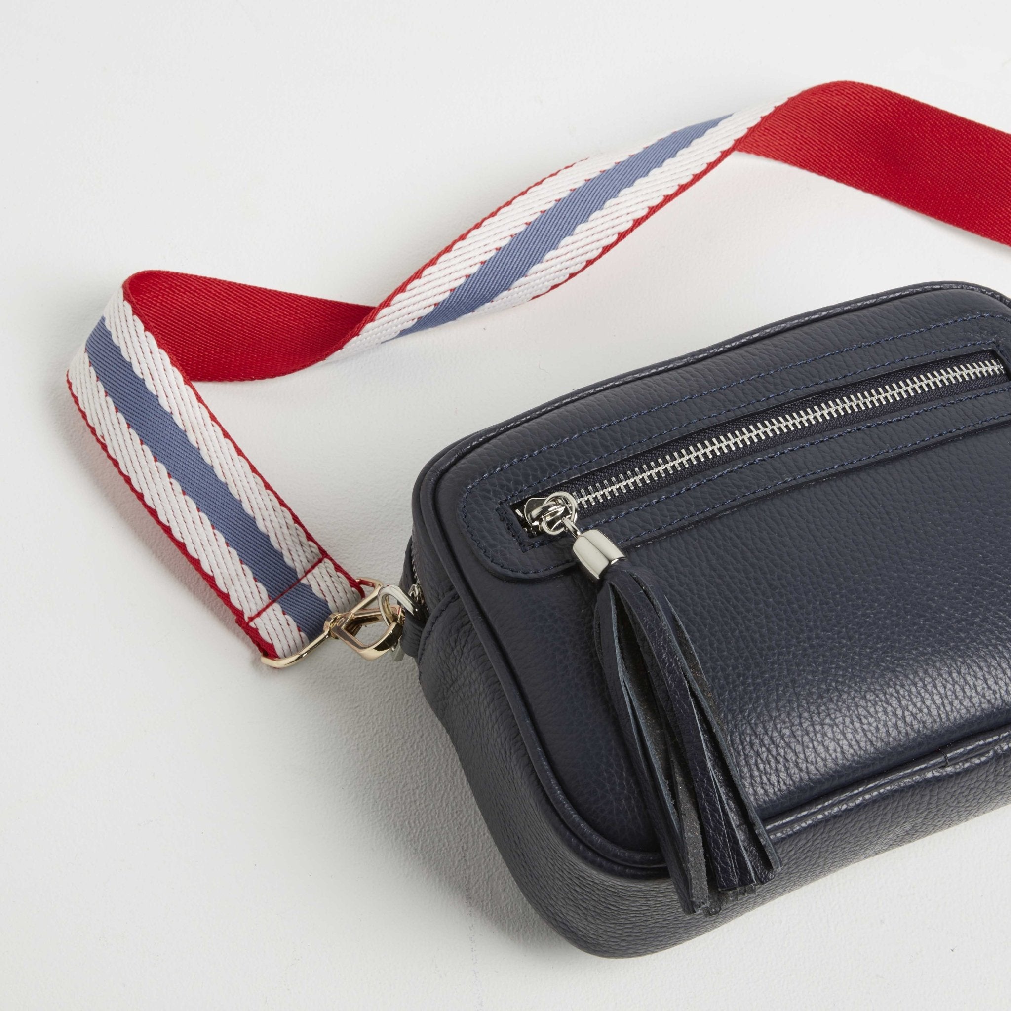 Crossbody Strap - Nautical Stripes (Gold Hardware) | Betsy & Floss