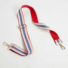 Crossbody Strap - Nautical Stripes (Gold Hardware) | Betsy & Floss