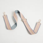 Crossbody Strap - Pastel Stripes (Silver Hardware) | Betsy & Floss