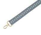 Crossbody Strap - Patterned Strap in Light Blue (Gold Hardware) | Betsy & Floss