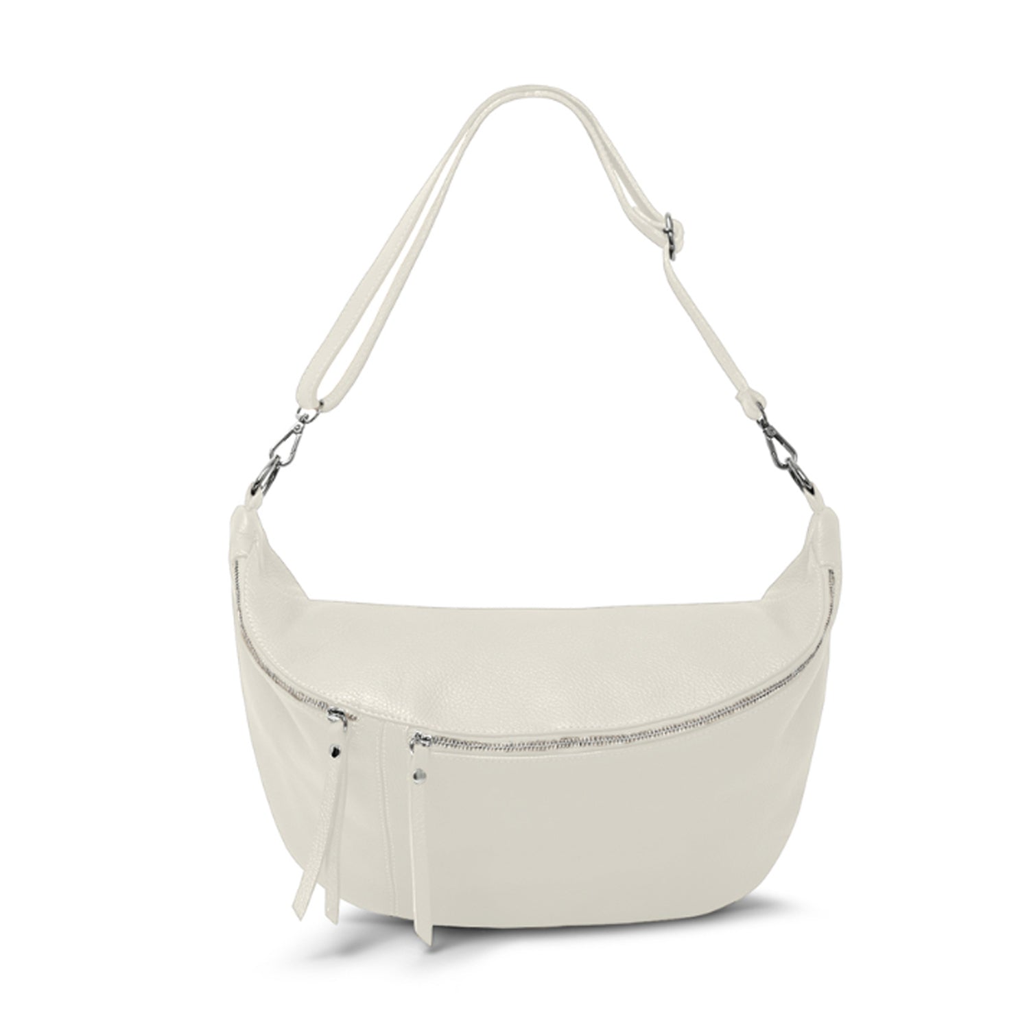 Emilia Large Crossbody Waist Bag Cream | Betsy & Floss