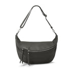 Emilia Large Crossbody Waist Bag Dark Grey | Betsy & Floss