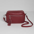 Florence Crossbody Bag in Burgundy Burgundy | Betsy & Floss