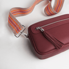 Florence Crossbody Bag in Burgundy Burgundy | Betsy & Floss