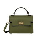 Forli Top Handle Handbag Olive Green | Betsy & Floss