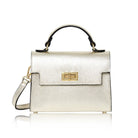 Forli Top Handle Handbag Gold | Betsy & Floss