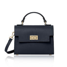 Forli Top Handle Handbag Navy Blue | Betsy & Floss