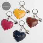 Heart Leather Keyring Navy | Betsy & Floss