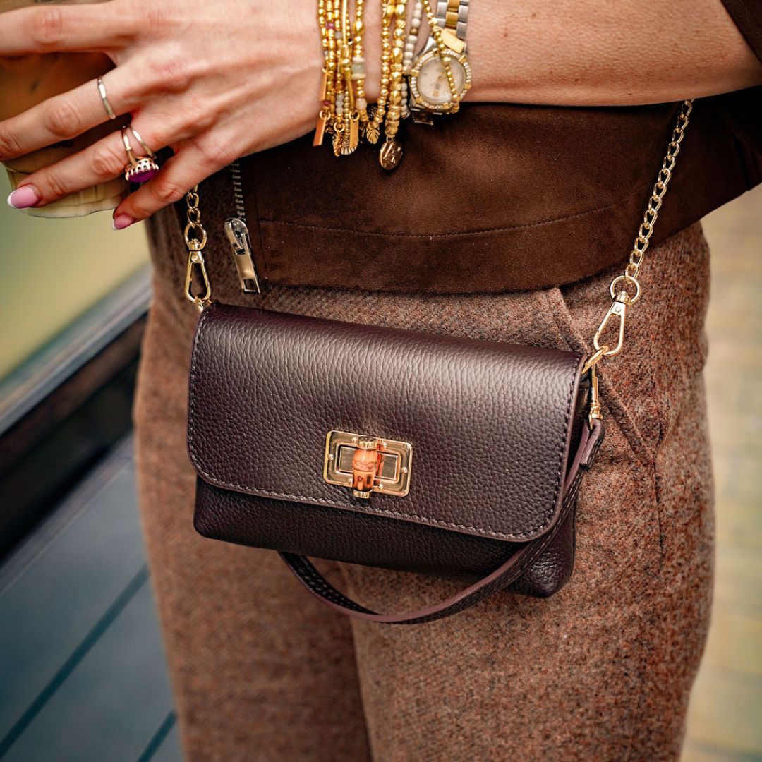 Jesi Handbag and Clutch Bag Light Taupe | Betsy & Floss