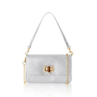 Jesi Handbag and Clutch Bag Silver | Betsy & Floss
