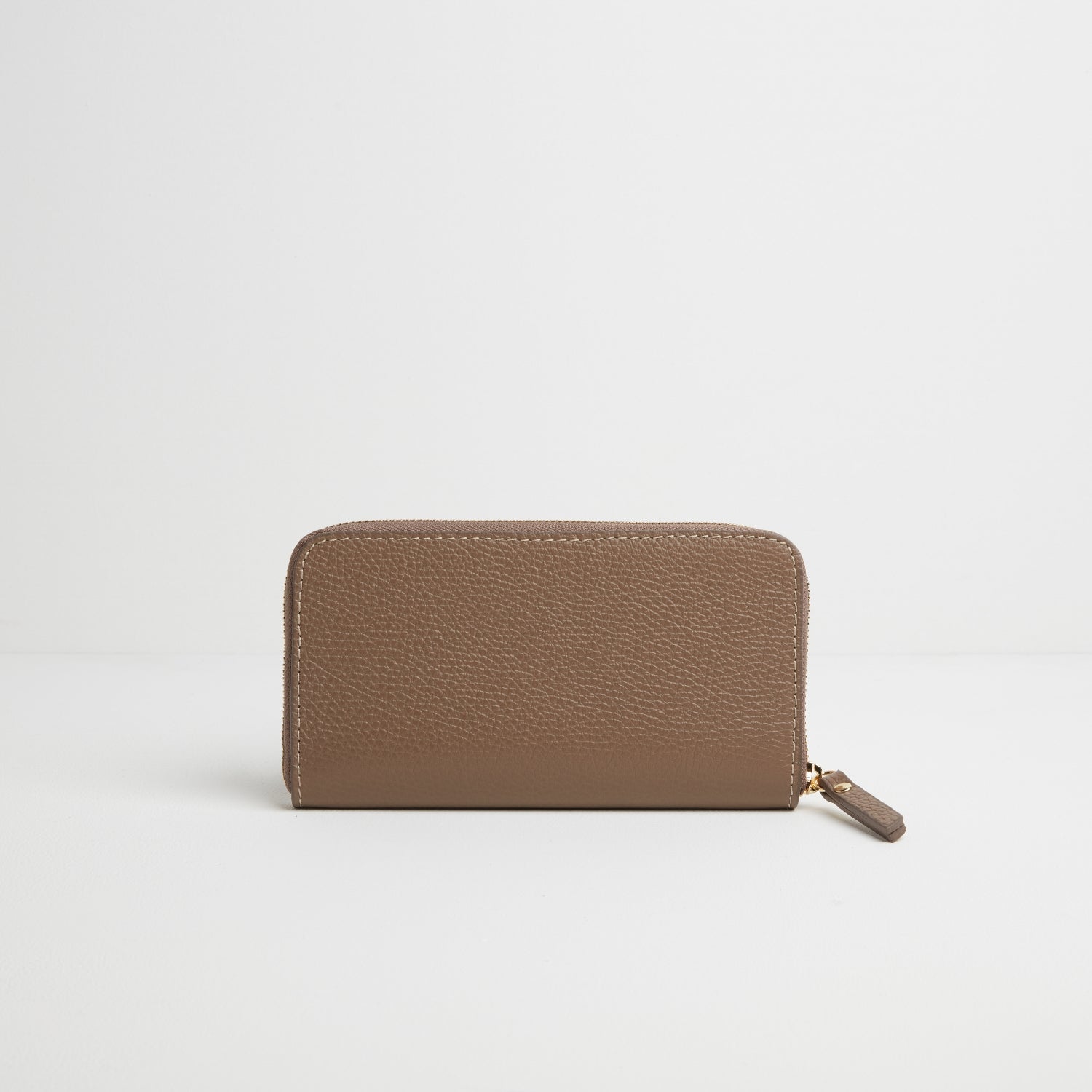 Ladies Leather Purse Taupe | Betsy & Floss