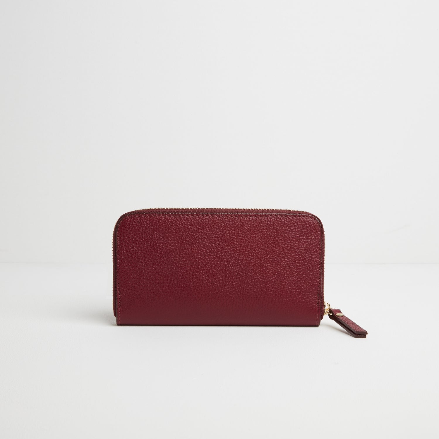 Ladies Leather Purse Burgundy | Betsy & Floss