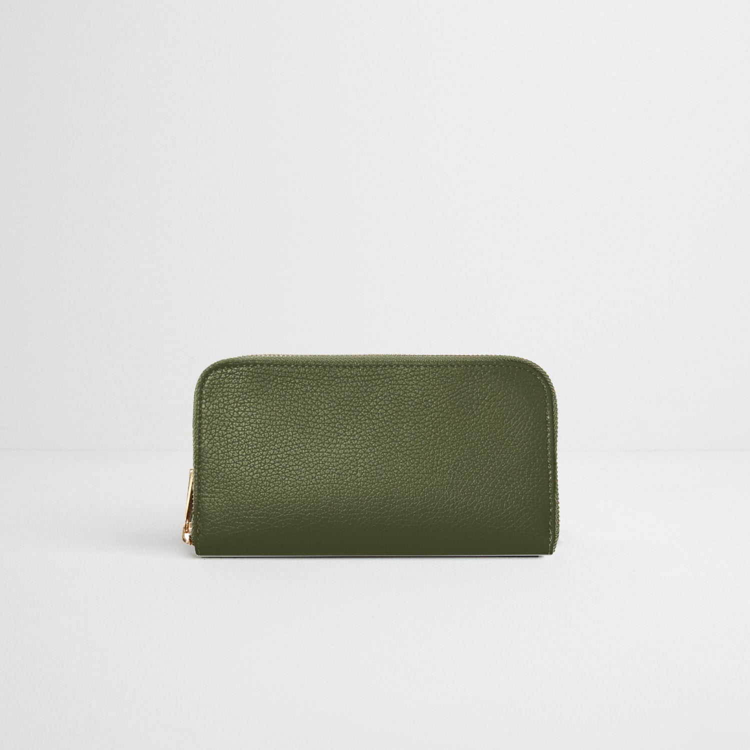 Olive leather purse online