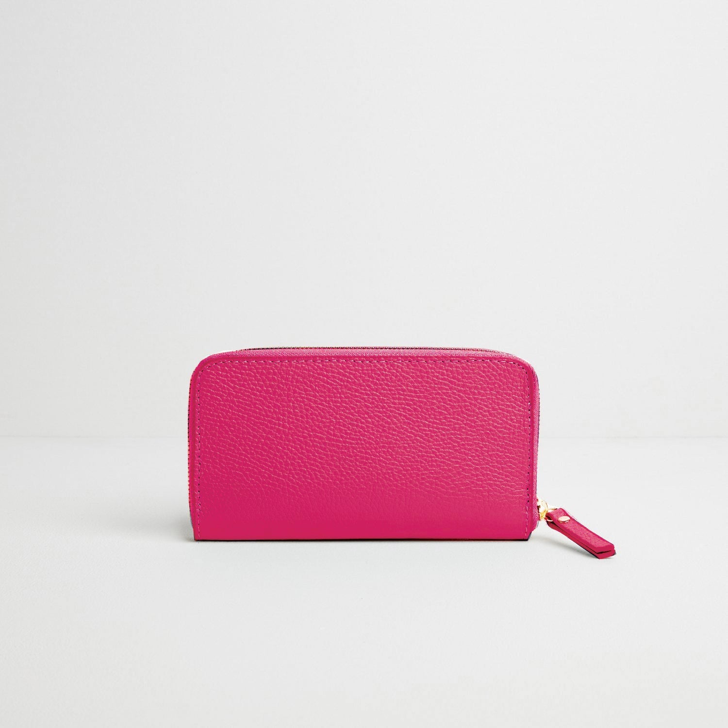 Ladies Leather Purse Fuchsia Pink | Betsy & Floss