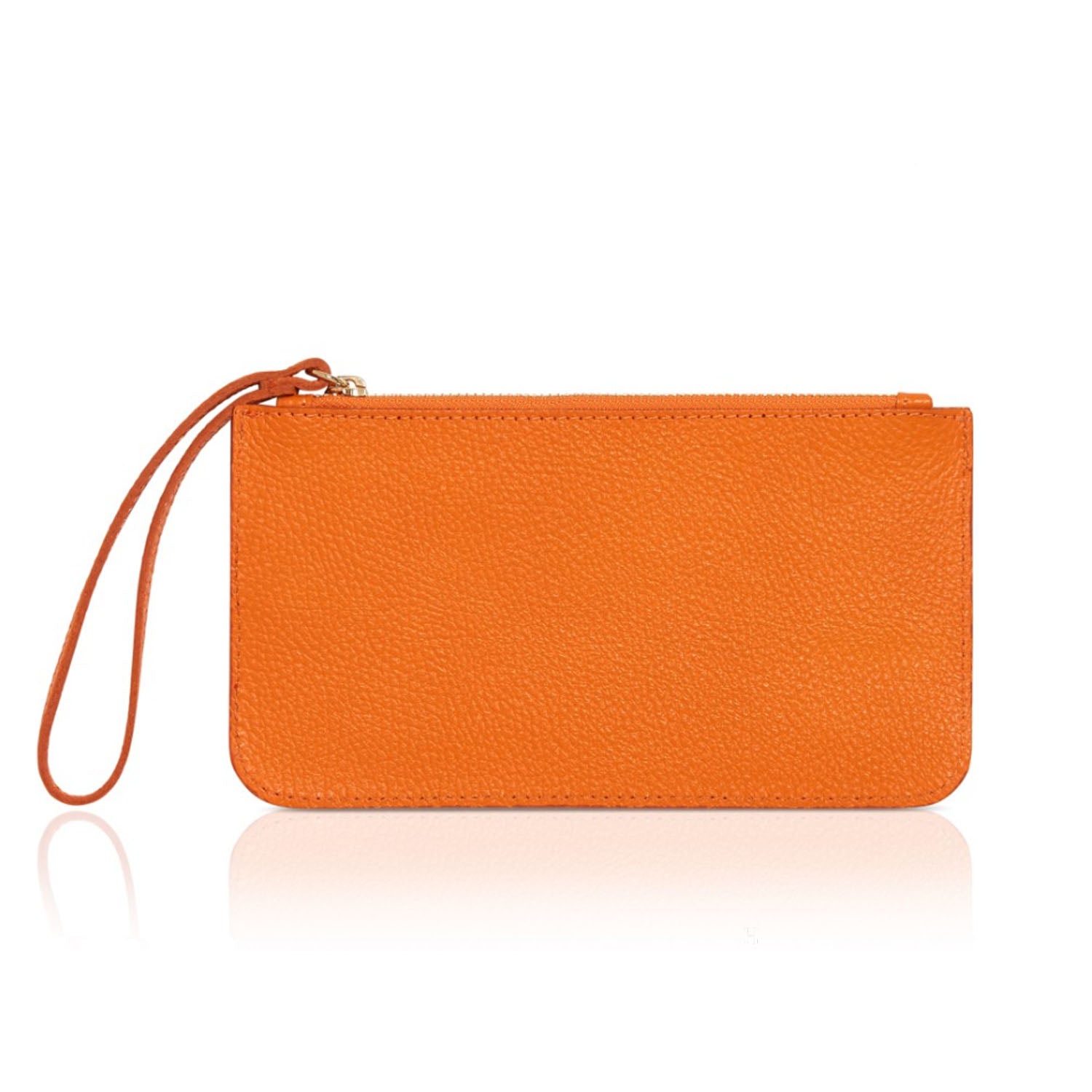 Large Clutch Purse Orange | Betsy & Floss