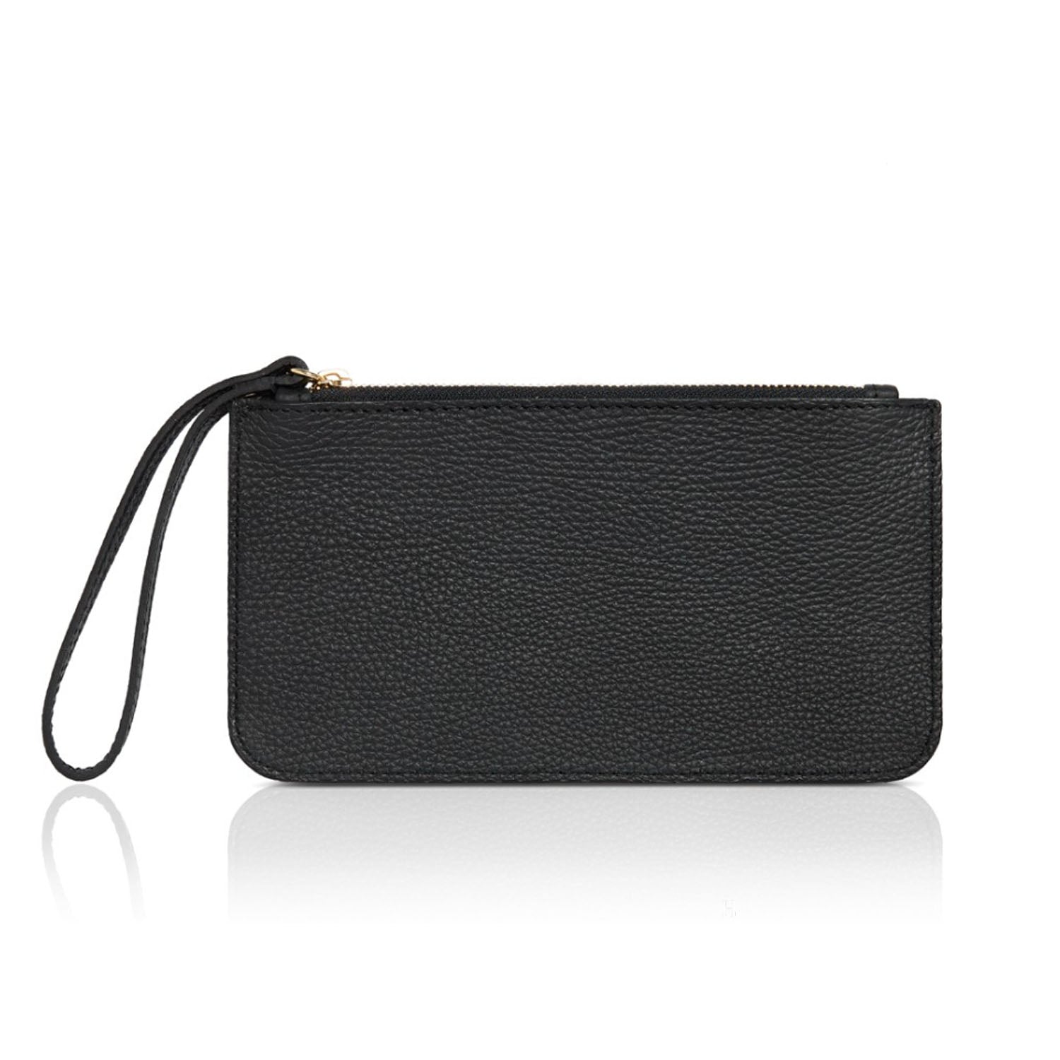 Large Clutch Purse Black | Betsy & Floss