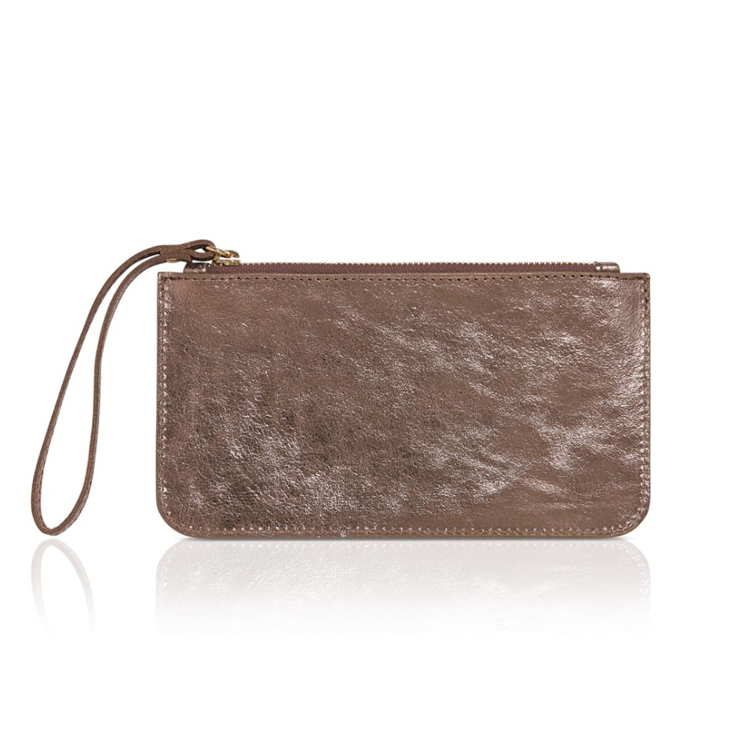 Large Clutch Purse Bronze | Betsy & Floss