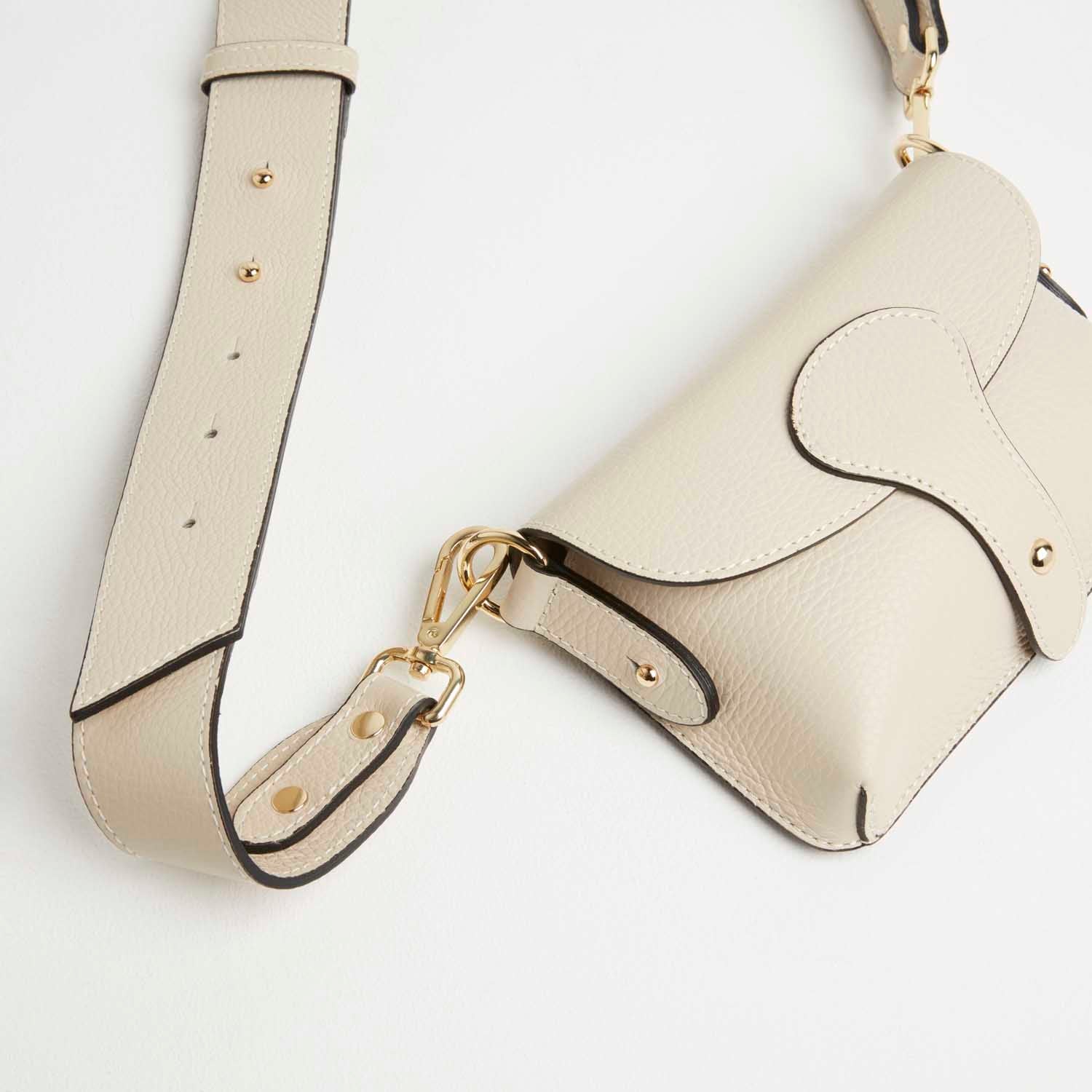 Large Luca Crossbody Bag Cream | Betsy & Floss