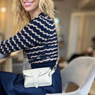 Large Luca Crossbody Bag Navy | Betsy & Floss