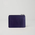 Leather Card Holder and Zip Purse Purple | Betsy & Floss