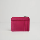 Leather Card Holder and Zip Purse Pink | Betsy & Floss