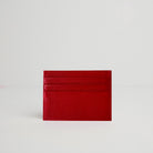 Leather Card Holder Red | Betsy & Floss