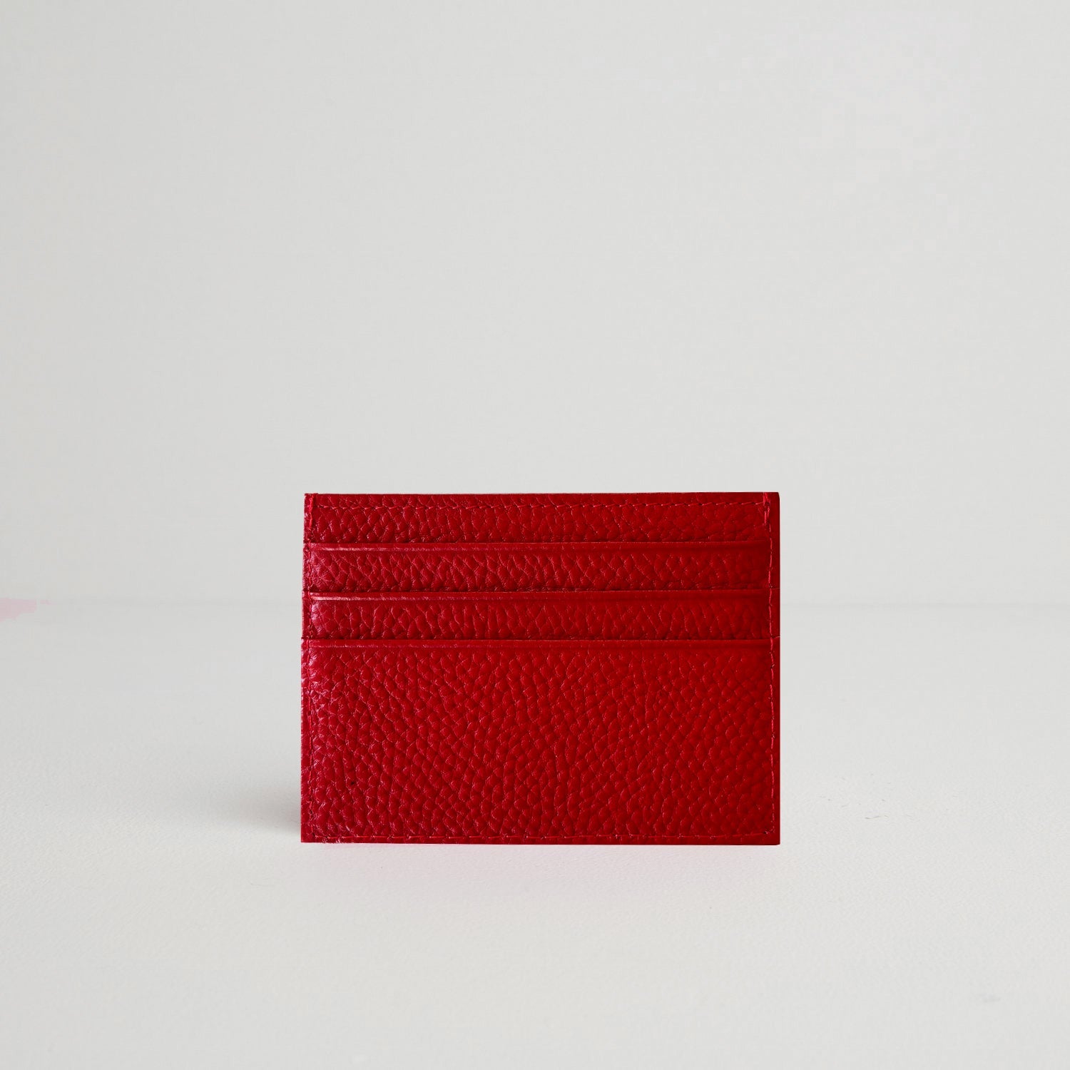 Leather Card Holder Red | Betsy & Floss