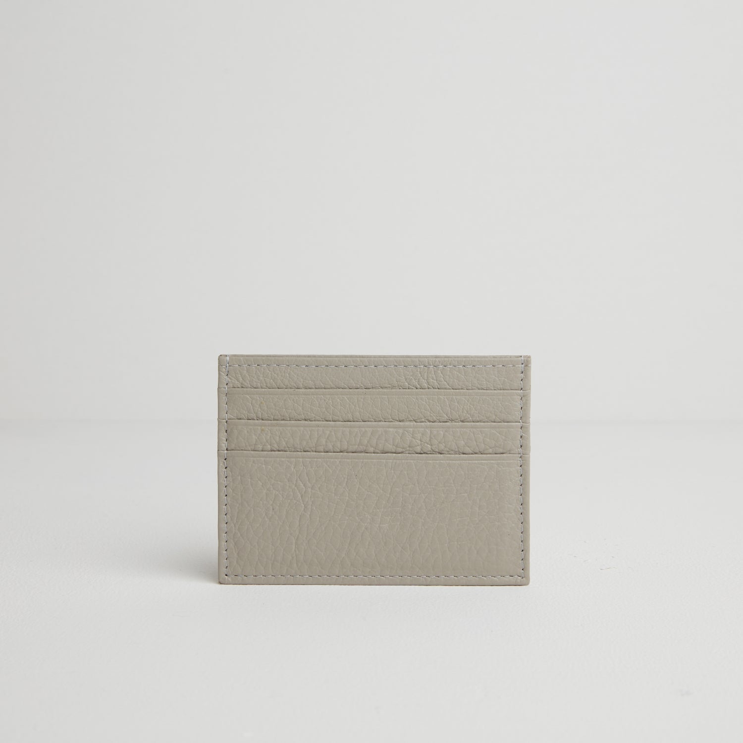 Leather Card Holder Grey | Betsy & Floss