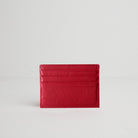 Leather Card Holder Coral Pink | Betsy & Floss