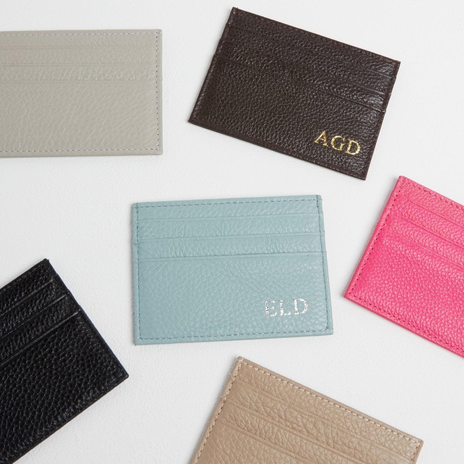 Leather Card Holder Black | Betsy & Floss