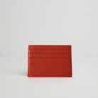 Leather Card Holder Burnt Orange | Betsy & Floss