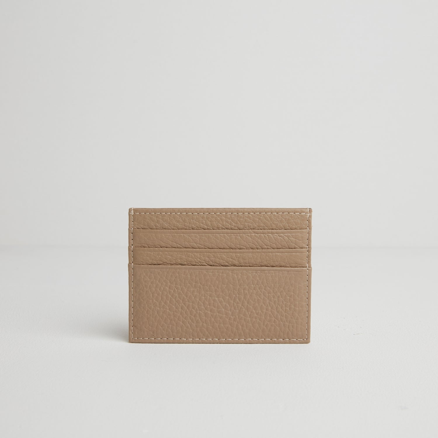 Leather Card Holder Taupe | Betsy & Floss