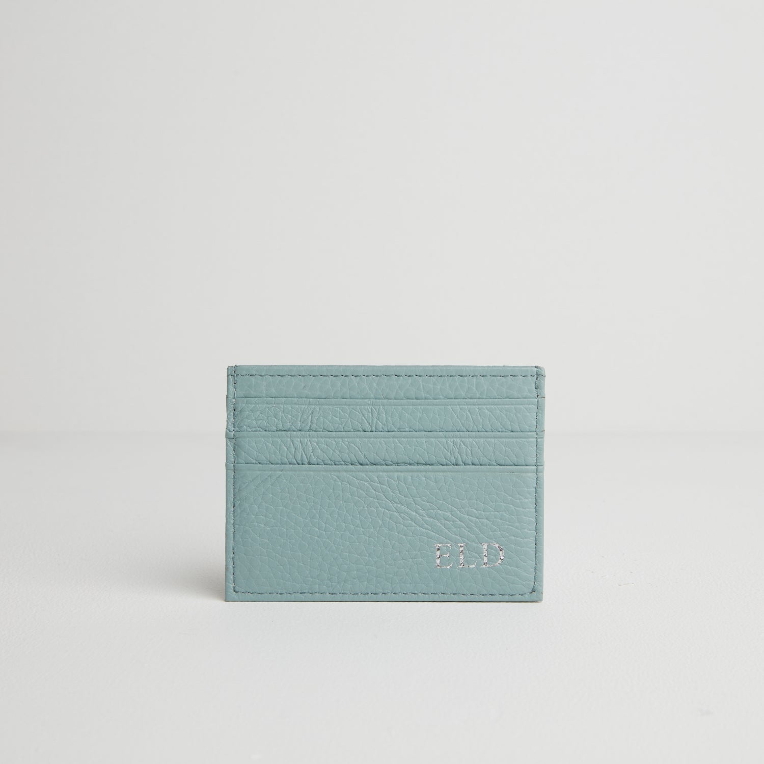 Leather Card Holder Light Blue | Betsy & Floss