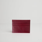 Leather Card Holder Burgundy | Betsy & Floss