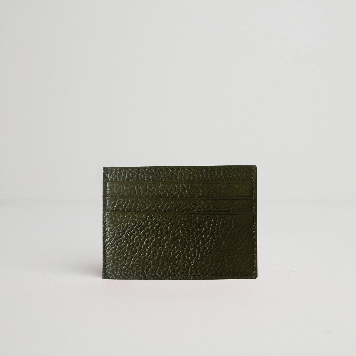 Leather Card Holder Dark Green | Betsy & Floss