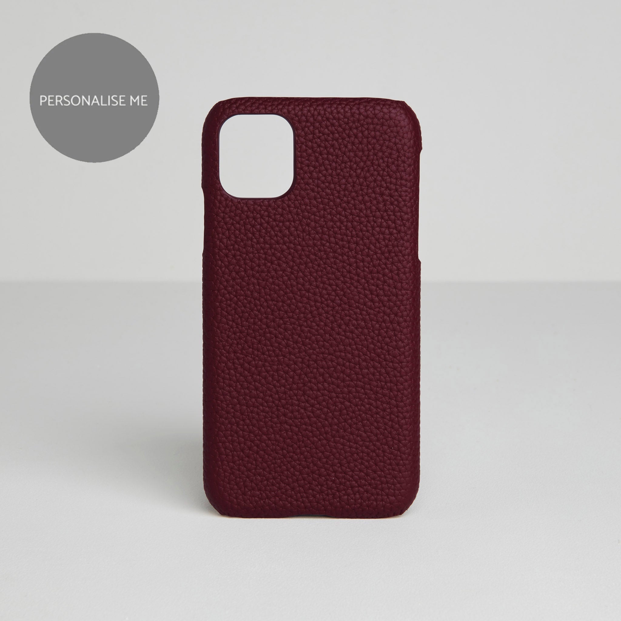 Leather Phone Case - iPhone 12 Burgundy | Betsy & Floss