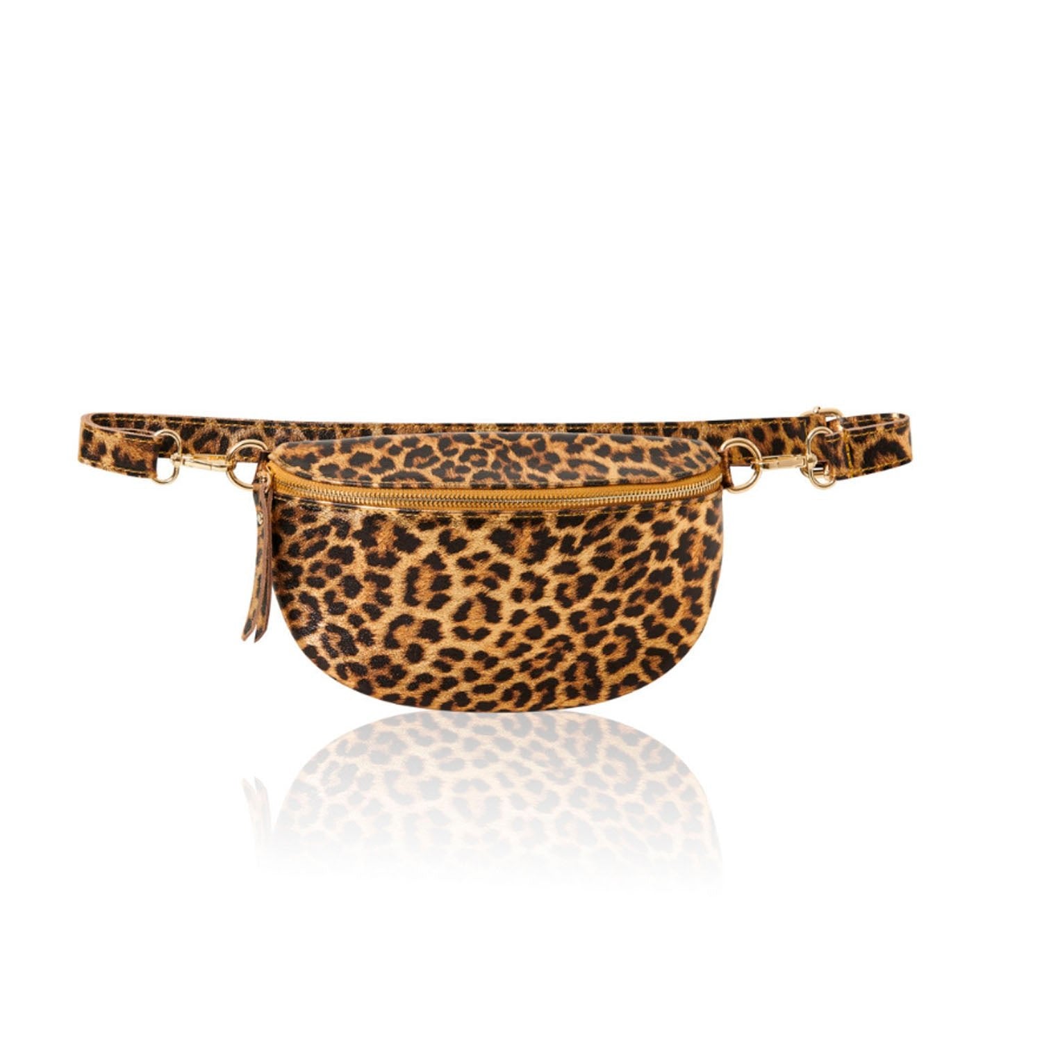 Licata Leopard Print Crossbody Bag Golden Leopard | Betsy & Floss