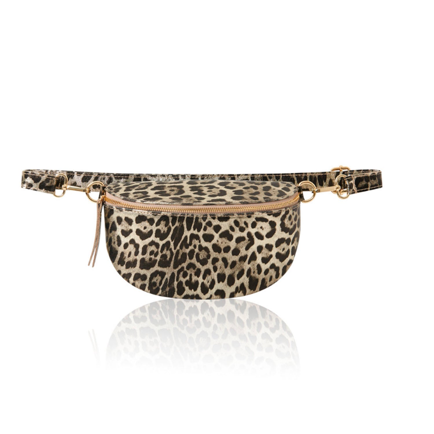 Licata Leopard Print Crossbody Bag Light Leopard | Betsy & Floss