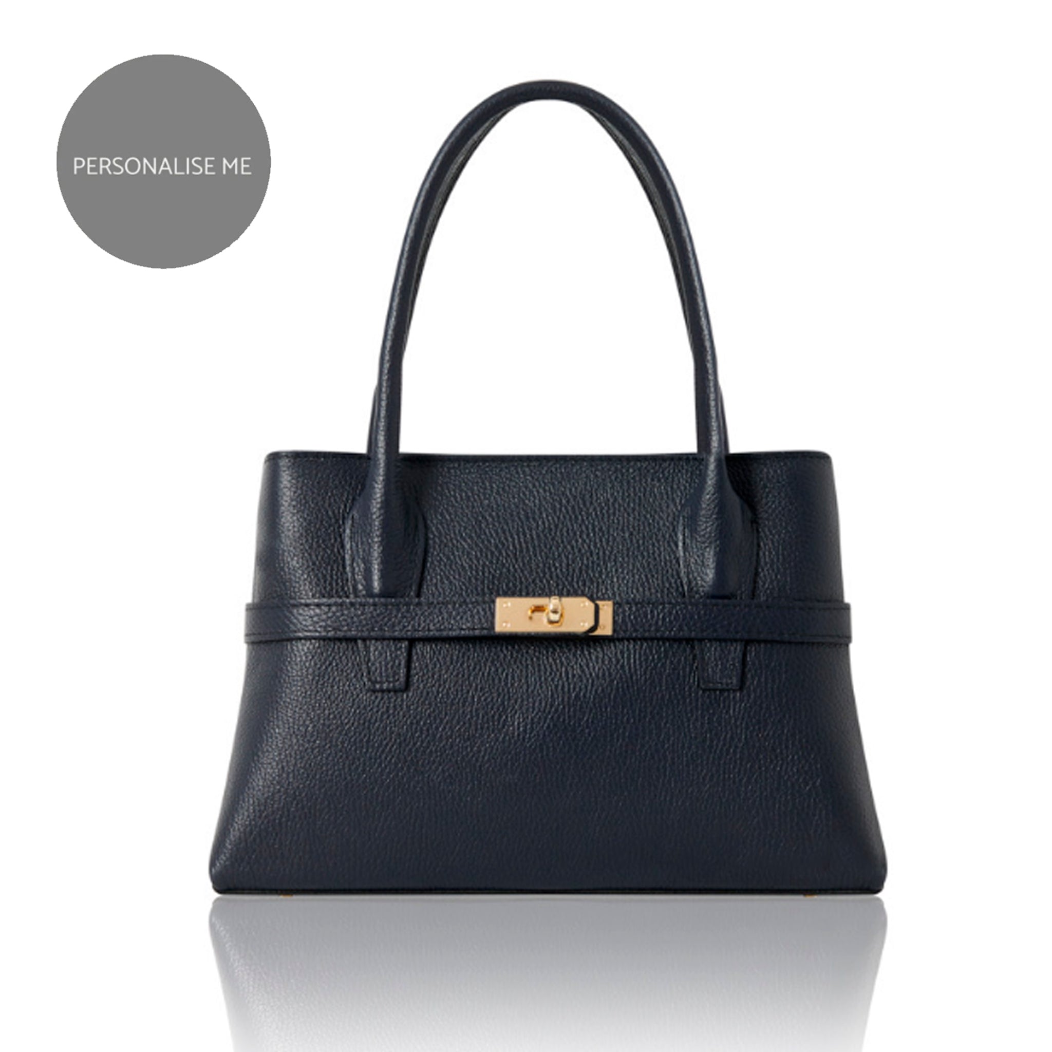 Loreto Handbag Navy | Betsy & Floss