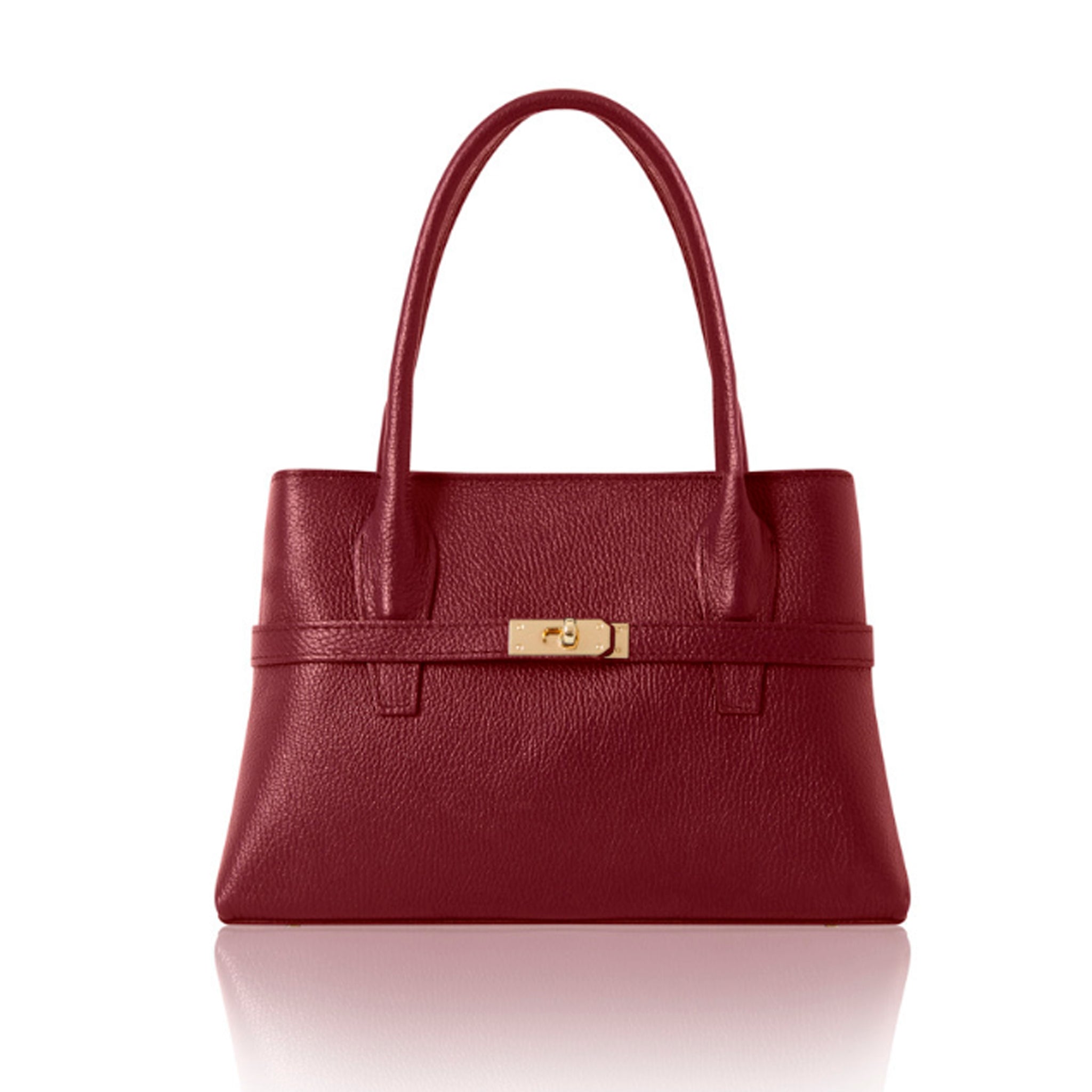 Loreto Handbag Burgundy | Betsy & Floss