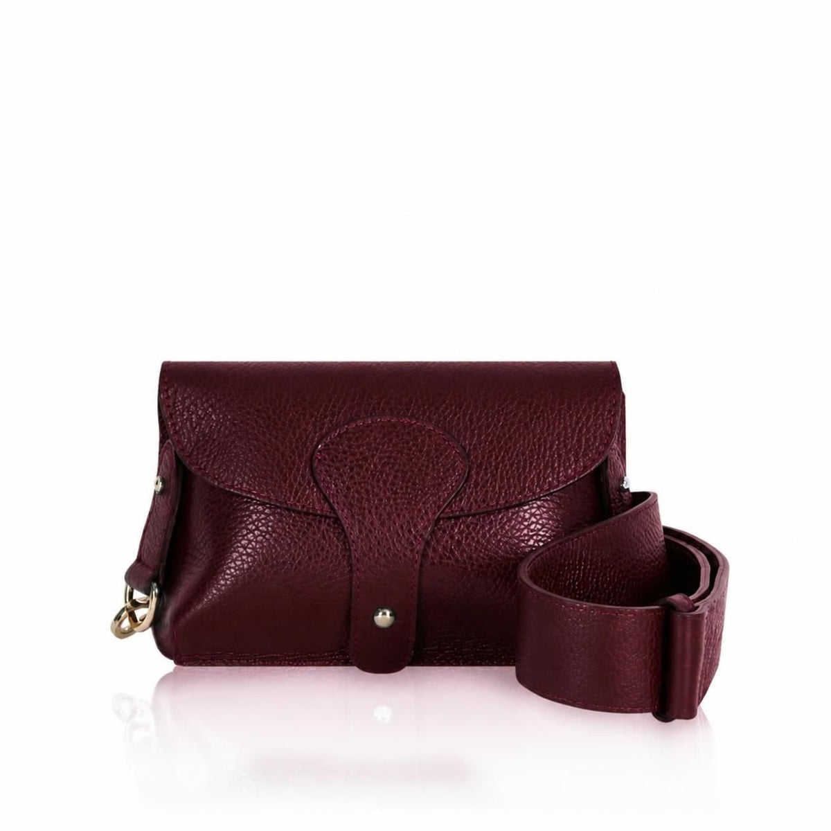 Luca Mini Crossbody Bag Burgundy | Betsy & Floss